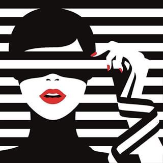 Playing with stripes in the latest set of illustrations created for Sephora window displays across Europe Malika Favre Illustration, Malika Favre, Pop Art Painting, Black And White Stripes, Art And Illustration, Red Lipstick, Diy Canvas Art, Op Art, Canvas Art Painting