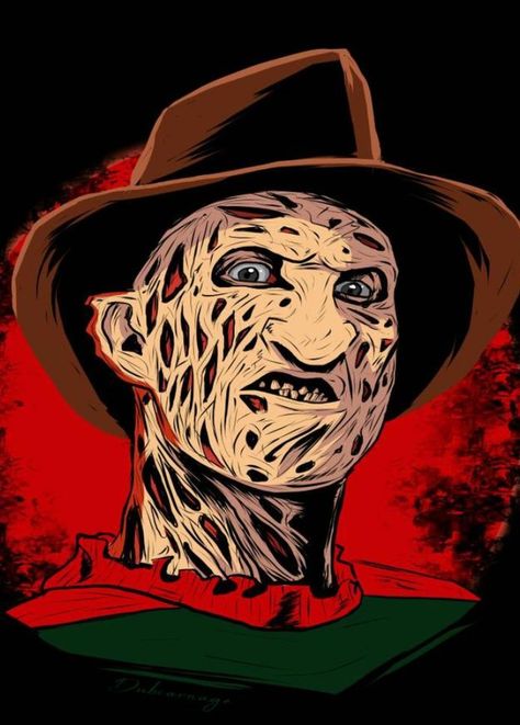 Freddie Kruger Drawing, Scary Movie Pumpkin Painting, Horror Movie Characters Drawing, Freddy Krueger Painting, Freddy Krueger Face, Freddy Krueger Drawing, Jason Voorhees Drawing, Freddy Krueger Art, Tufting Rugs