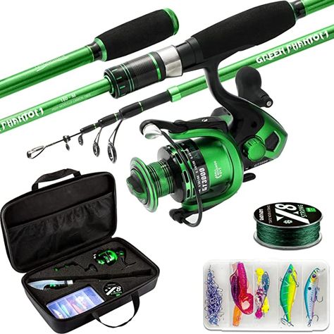 Telescopic Fishing Rod, Fishing Rods And Reels, Fishing Kit, Telescopic Pole, Fishing Gift, Fishing Techniques, Freshwater Fishing, Spinning Reels, Fishing Tools