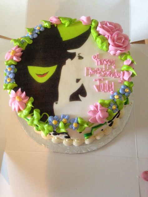 Wicked Movie Birthday Party, Wicked Cake Musical, Wicked Themed Cake, Wicked Cake Ideas, Wicked Birthday Cake, Wicked Birthday Party Ideas, Wicked Party Theme, Wicked Themed Party, Wicked Birthday Party