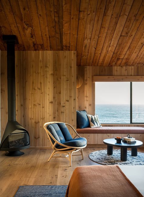 projects - indoor - design and nature meet at sea ranch lodge Sea Ranch Lodge, Mediterranean Furniture, Sea Ranch California, The Sea Ranch, Cedar Walls, Sonoma California, Sea Ranch, Rattan Armchair, Indoor Design