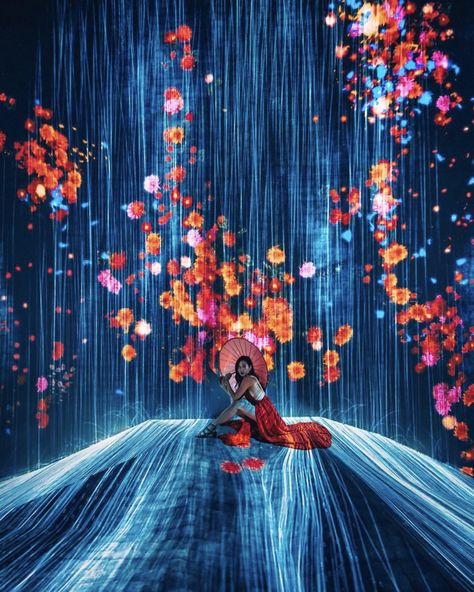 Digital Art Museum Tokyo - All you need to know to visit this amazing place in Japan!  #Digital #Art #Museum #Tokyo #Japan #TeamLab #Travel #Asia #Blog Japan Digital Art, Digital Art Museum, Digital Art Photography, Travel Asia, Interactive Art, Japan Aesthetic, Japan Art, Light Installation, Tokyo Japan