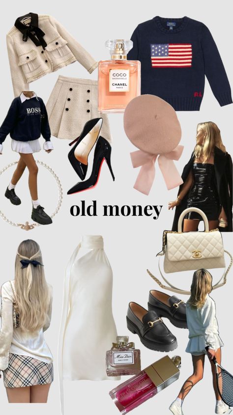 old money aesthetic Old Money Aesthetic Outfit 90s, Old Money Lookbook, Old Money Glamour, Old Money Dress Casual, Chanel Old Money, Old Money Aesthetic Closet, Ond Money Girl Outfits, Old Money Clothing Pieces, Old School Money Outfits