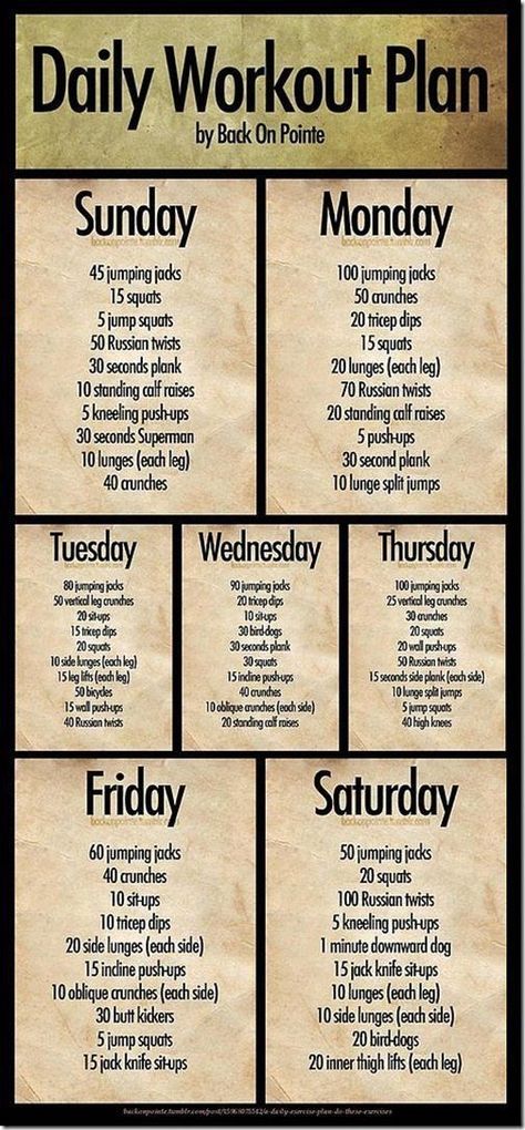 Here is a great weekly fitness plan. Get your workout on with an exercise challenge to stay healthy and meet your goals! Pinterest Workout, Workout Morning, Workout Fat Burning, Daily Workout Plan, Workout Posters, Printable Workouts, Popsugar Fitness, Love Fitness, Exercise Tips