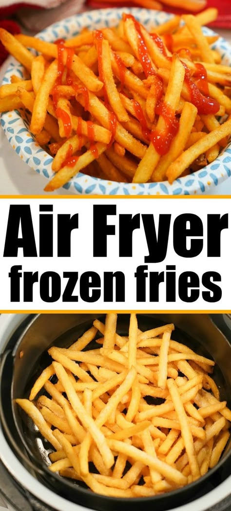 Air Fryer Frozen Fries, French Fries Air Fryer, Air Fryer Frozen French Fries, Fries Air Fryer, Air Fry French Fries, Air Fryer Fries, Frozen Fries, Cooking Brussel Sprouts, Air Fryer French Fries