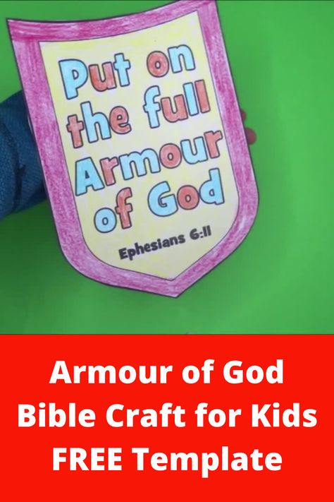 Armor Of God Shield Of Faith Craft, Armor Of God Shield Craft, Full Armor Of God For Kids, Armor Of God Crafts For Kids, Shield Craft For Kids, Ephesians 6:10 Armor Of God, Shield Of Faith Craft, Armour Of God Crafts, Armor Of God Activity