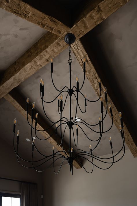 Taryn Chandelier - THELIFESTYLEDCO Shop Cabin Light Fixtures, Early American Style, Wrought Iron Lights, Elegant Lighting Fixtures, Welcome To My House, Wrought Iron Chandeliers, Candle Sleeves, Iron Chandeliers, Rustic Chandelier