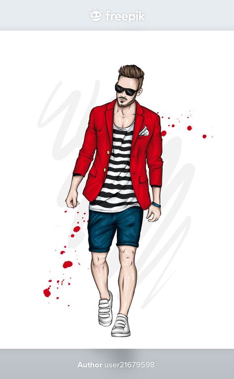 Mens Wear Drawing, Mens Wear Sketch, Casual Wear For Men Illustration, Casual Wear Men Illustration, Men Illustration Sketches, Men Illustration Fashion, Mens Fashion Illustration Casual, Mens Outfits Drawing, Mens Illustration