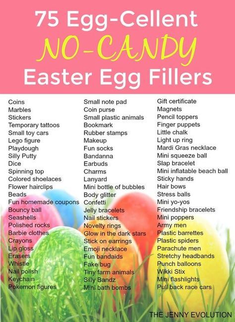 75 Egg-Cellent Non Candy Easter Egg Fillers - Perfect for filling Easter baskets with no food! | The Jenny Evolution Non Candy Easter Egg Fillers, Egg Fillers, Easter Egg Fillers, Easter Games, Easter Time, Easter Activities, Hoppy Easter, Easter Celebration, Easter Holidays