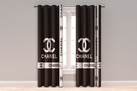 Black And White Chanel, Window Curtains Living Room, Chill Room, Curtains Living, Trendy Fashion Outfits, Curtains Living Room, Window Curtains, Home Interior, Home Interior Design