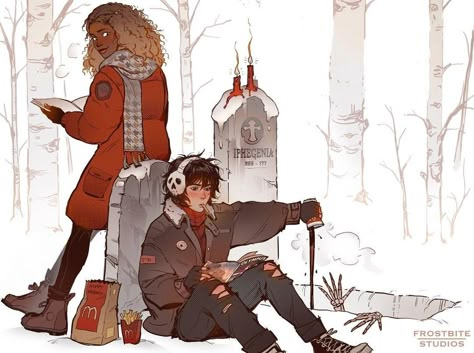 Hazel And Nico, Nico And Hazel, Frostbite Studios, Percy Jackson Comics, Zio Rick, Jason Grace, Percy Jackson Fan Art, Percy Jackson Characters, Leo Valdez