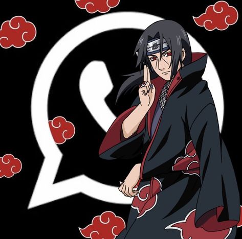 Itachi App Icon, Whatsapp Anime Icon, Icon Anime App, Naruto App Icons, Icon Logo Anime, Anime Logos, Itachi Icon, Anime App Icons, Anime Apps