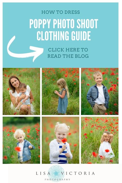 The best colours and outfits for a poppy field photoshoot Poppy Flower Photoshoot, Poppy Field Photoshoot Family, Flower Field Outfit Ideas, Poppy Field Photoshoot, Poppy Photoshoot, Flower Field Photoshoot, Spring Family Pictures, Poppy Photo, Field Photoshoot