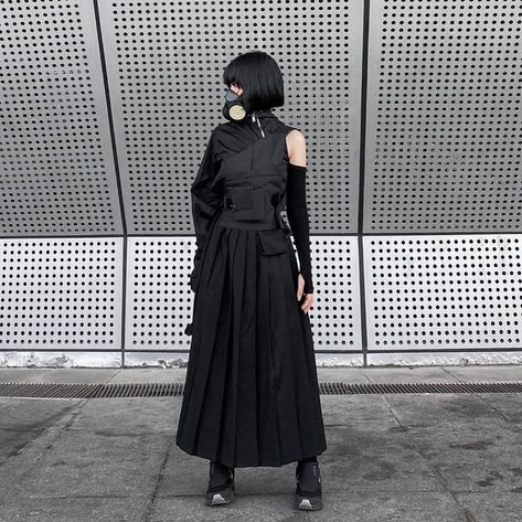 Female Techwear Outfit, Tech Wear Women, Techwear Outfits Women, Female Techwear, Techwear Girl Outfit, Scifi Outfit, Techwear Girl, Forces Outfit, Casual Techwear