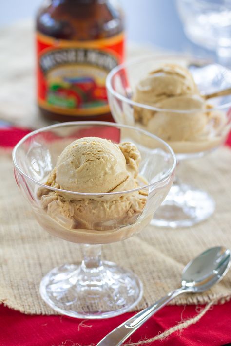 This homemade ice cream recipe is delicious with intense flavor from apple butter. It is the perfect accompaniment to cookies and cakes. #ASpicyPerspective #appleicecream #spiceappleicecream #homeadeicecream #homemade #icecream #apple #applebutter #icecreamcookiesandwich #icecreamsandwich Apple Ice Cream Recipe, Freezer Treats, Homemade Ice Cream Recipe, Apple Ice Cream, Butter Ice Cream, Homemade Vanilla Ice Cream, Ice Cream Cookie Sandwich, Caramel Ice Cream, I Scream For Ice Cream