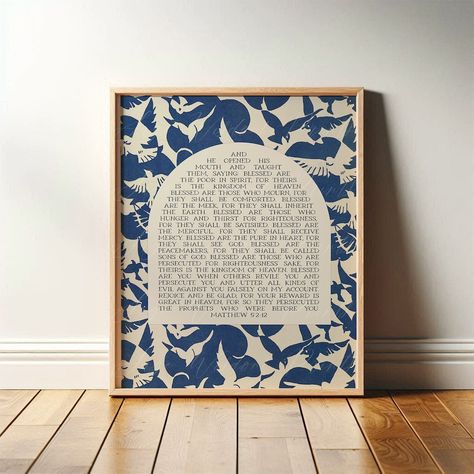 This Wall Decor item by SageWisdomPrints has 851 favorites from Etsy shoppers. Ships from Anaheim, CA. Listed on Aug 9, 2024 Church Entryway, Dove Pattern, Hymn Print, Vintage Bible, Abstract Bird, Psalm 121, Matthew 6, Bird Pattern, Christian Decor