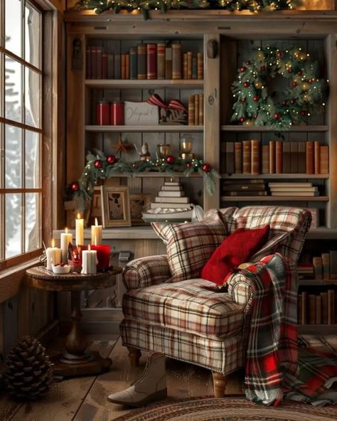 Mountain Cabin Decor, Lights Aesthetic, Farmhouse Christmas Tree, Christmas Mantel Decorations, Cottage Christmas, Christmas Interiors, Christmas Decorations Living Room, Christmas Room Decor, Christmas Living Rooms