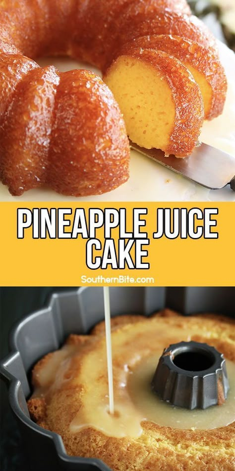 Pineapple Juice Cake, Sunday Treats, Orange Juice Cake, Cake Pineapple, Peach Dessert, Pies Recipes, Pineapple Desserts, Fluff Desserts, Apple Dessert