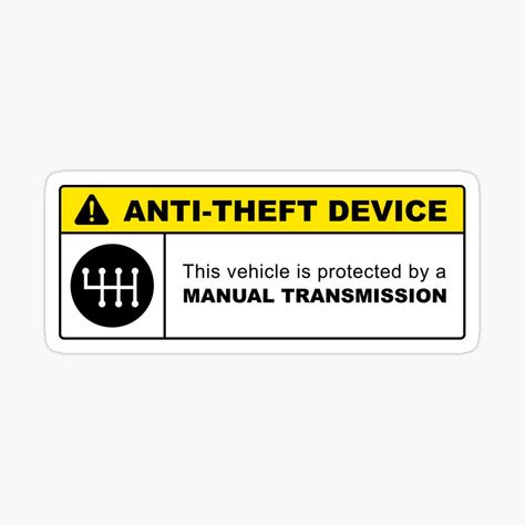 Funny Warning Signs, Car Sticker Design, Reverse Gear, Car Drawings, Mustang Gt, Anti Theft, Manual Transmission, Design Reference, Cricut Crafts