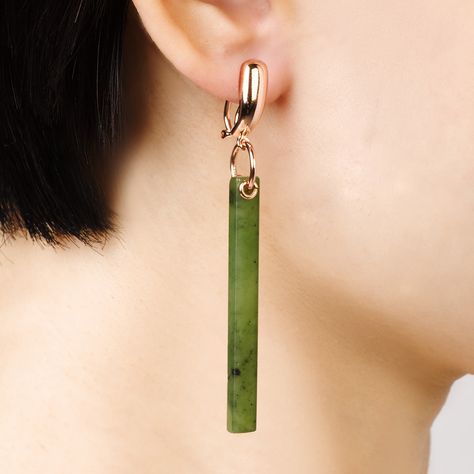 A closer look at our Nephrite Jade Earrings in Rose Gold. Modern geometrical shapes meet ancient materials. Available to purchase at: Design Orchard @shopdesignorchard Robinsons Online @robinsonssg Kris Shop @krisshop #marilyntanjewellery #gemstone #jadeearring #jade #jadeite #designerjewellery #greenjewels #affordablelux Fashion Jewelry Editorial, Jade Accessories, Faberge Jewelry, Cloisonne Jewelry, Jewelry Knowledge, Geometrical Shapes, Jewelry Editorial, Industrial Jewelry, Beaded Jewels