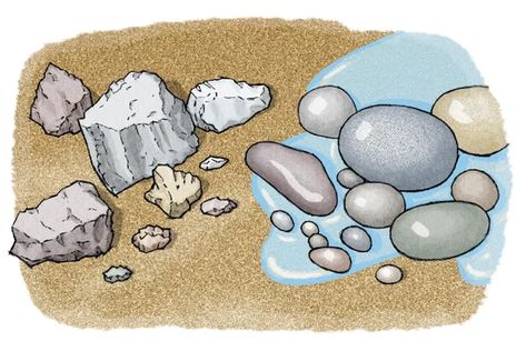 Weathering Rocks - Scientific American Mechanical Weathering, Physical Weathering, Chemical Weathering, Weather Rock, Rock Science, Conference Poster, Smooth Rock, Rock Tumbling, Kid Science