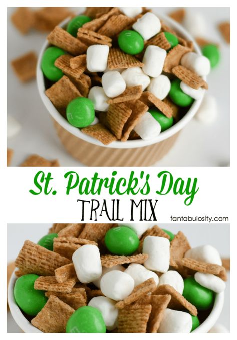 This looks so easy!! St. Patrick's Day Trail Mix