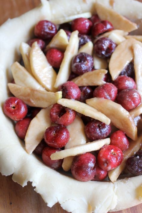 Get this cherry apple pie recipe that combines two classically American pies in one. Perfect for 4th of July or any summer celebration! Cherry Apple Pie Recipe, Cherry Apple Pie, Apple Cherry Pie, Basic Pie Crust Recipe, Basic Pie Crust, Baker Bettie, Cherry Pie Recipe, Pie Crust Recipe, Cherry Apple