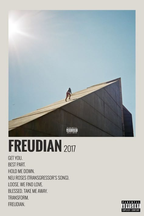 Freudian Daniel Caesar, Music Polaroid, Minimal Posters, Minimalist Music, Album Wall, Music Poster Ideas, Vintage Music Posters, Album Posters, Film Posters Minimalist