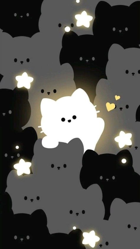 #cute #girly #iPhone #wallpaper Love You Background, Pretty Heart Wallpapers, Dark Cute Wallpaper Backgrounds, Cute Dark Backgrounds, Cute Wallpapers For Boys, Dark Love Wallpaper Backgrounds, Sanrio Wallpaper Dark, Cartoon Cats Wallpaper, Cat Wallpaper Cartoon