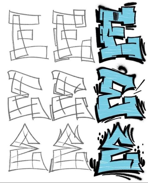 Fonts Calligraphy Alphabet, Graffiti Tutorial, Free Graffiti Fonts, Alphabet Graffiti, Graffiti Lettering Alphabet, Graffiti Wildstyle, Graffiti Art Letters, Graffiti Ideas, Graffiti Text