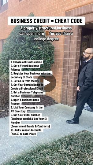 3.2K views · 421 reactions | You can get 100k+ funding for your new business without showing any documentation…

The ultimate cheat code to financial freedom is business credit. You can borrow 1 million faster than your business can make it. And it doesn’t affect your personal credit.
I’ve spent years and invested money into learning the secrets that I’ll share with you.

The main problem I faced when I tried to get funding was that I didn’t know what the banks actually required to approve funding.

There are many reasons why people get denied for funding. Sometimes it’s as simple as your (NAICS) classification code.

Also each bank has their own internal risk score that only they can view. You need someone with inside information like me to help you get approved.

There are multiple legal Millionaire Cheat Code, Business Line Of Credit, Business Credit Tips, Building Business Credit, Small Business Tax Deductions, Business Tax Deductions, Business Books Worth Reading, Small Business Funding, Business Strategy Management