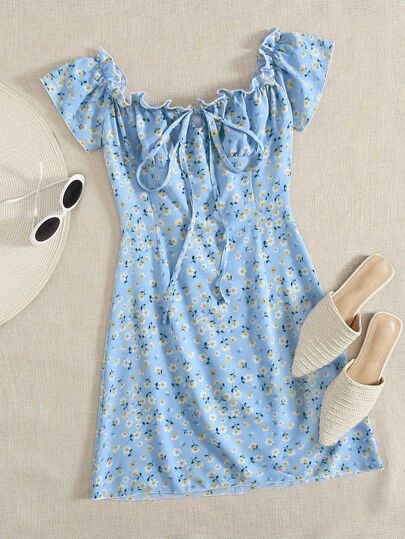 Women's Sale Dresses | Long & Short Dresses Sale | SHEIN USA Mode Pastel, فستان زهري, Ditsy Floral Dress, Teenage Fashion, Shein Dress, Girls Fashion Clothes, Teenage Fashion Outfits, Ditsy Floral, Teen Fashion Outfits