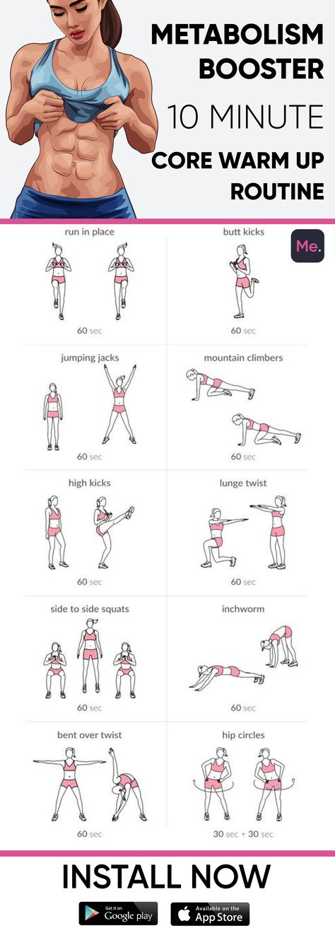 Warm Up Routine, Metabolism Booster, Trening Fitness, Yoga Exercises, Workout Warm Up, Trening Abs, Pole Fitness, Body Fitness, Yoga Sequences