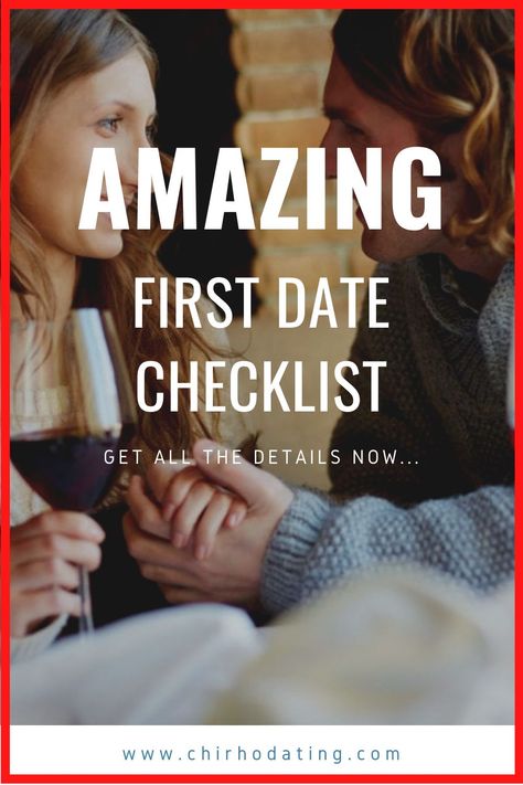 The Ultimate First Date Checklist Is Finally Here, and You Can Read It Completely FREE. #firstdatechecklist #firstdatetips #firstdatetipsforwomen #firstdatetipsformen #firstdates Date Checklist, First Date Tips, The Checklist, Chi Rho, Dating Tips For Men, Dating Advice For Men, Dating Tips For Women, First Dates, First Date