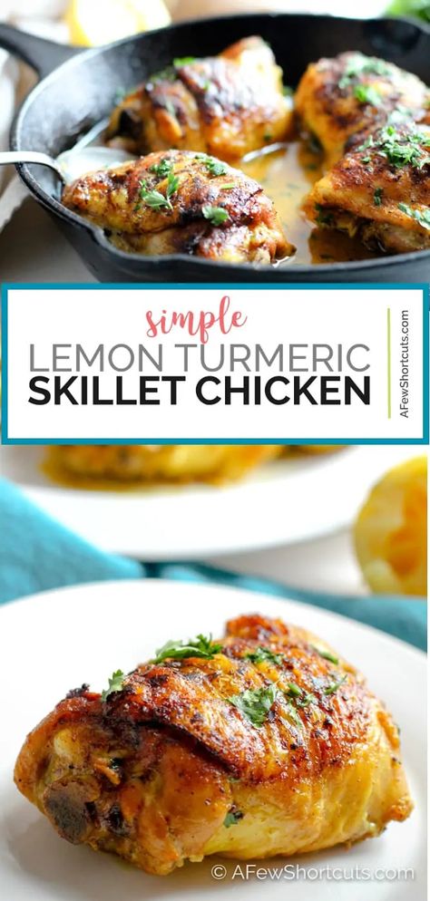 Keto Healthy, Dinner Keto, Anti Inflammation Recipes, Chicken Skillet Recipes, Turmeric Recipes, Think Food, Skillet Chicken, Ketogenic Recipes, New Energy