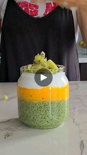 Matcha Mango, Dizzy Cook, Pulp Recipes, Healthiest Breakfast, Matcha Chia Pudding, Chia Pudding Recipes Healthy, Mango Chia Pudding, Pulp Recipe, Chia Recipe