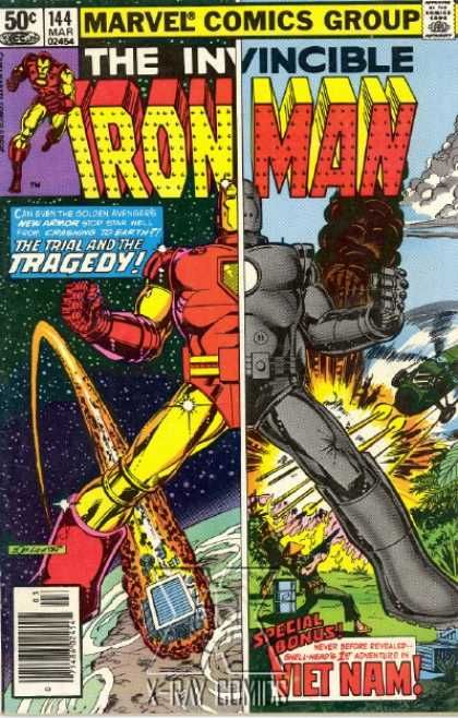 IRON MAN 144 MARVEL COMICS Iron Man Comic Cover, Marvel Comic Covers, Marvel Covers, Invincible Iron Man, Iron Man Comic, John Romita Jr, Marvel Comics Covers, The Invincible, Comic Book Shop