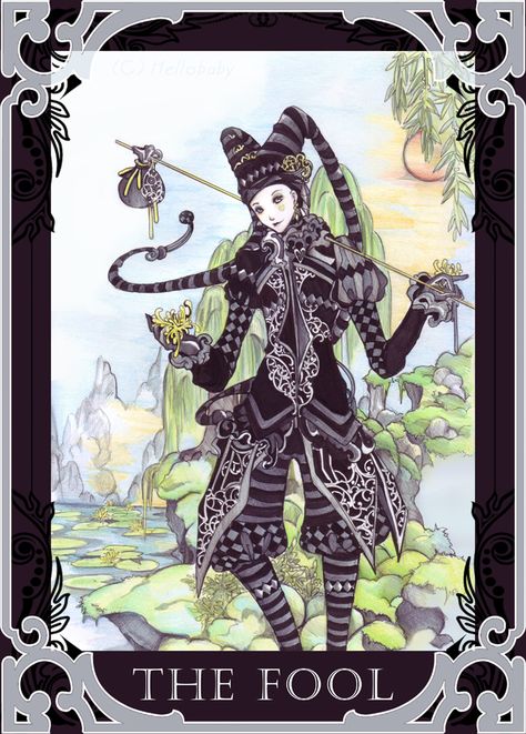 THE FOOL | Court Jester | Tricks and Practical Jokes | Permitted to tell the king truths no one else would dare to express The Fool Tarot Card, Fool Tarot Card, Tarot The Fool, The Fool Tarot, Jester Costume, Pierrot Clown, Court Jester, Joker Card, Tarot Major Arcana