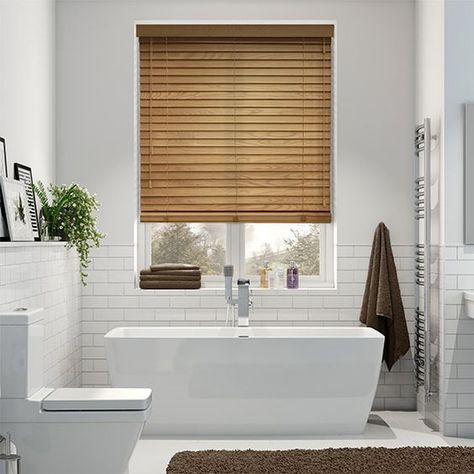 Wooden tile bathroom