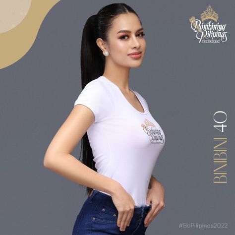 Bb. #40 San Pablo, Laguna – Roberta Angela Santos Tamondong (born October 19, 2002) 5th runner-up Miss Grand International 2022 Binibining Pilipinas, Miss Grand International, Miss Grand, October 19, Beauty Icons, Special Thanks, Nail Care, Make Up, V Neck