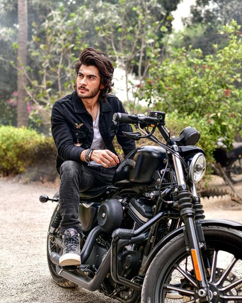 Haroon Kadwani, Deep Photos, Boy Bike, Animated Man, Bike Photoshoot, Boys Dp, Bike Photography, Most Handsome Actors, Bike Pic