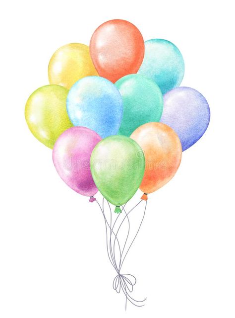 Monte Everest, Hello Kitty Printables, Balloon Clipart, Watercolor Birthday Cards, Yearbook Design, Watercolor Birthday, Diy Creative Crafts, Holiday Decorating, Diy Creative