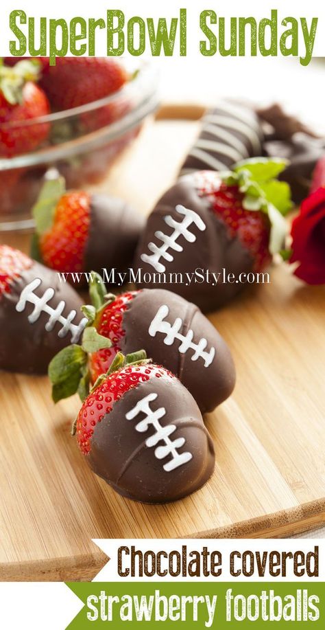 Desserts Superbowl, Football Strawberries, Desserts Nutella, Sandwich Vegetarian, Chocolate Footballs, Superbowl Desserts, Easy Super Bowl, Smores Dessert, Healthy Superbowl Snacks