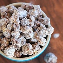 Chocolate Peanut Butter Popcorn, Recipes Treats, Chocolate Covered Popcorn, Peanut Butter Popcorn, Brown Eyed Baker, Puppy Chow Recipes, Popcorn Treats, Popcorn Snacks, Muddy Buddies