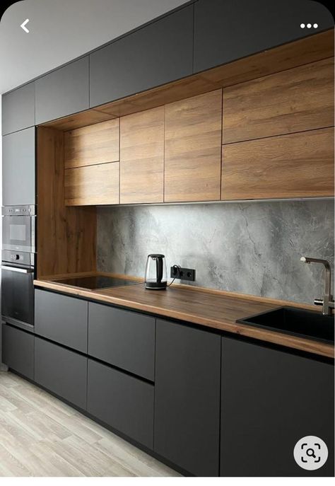 Mens Modern Apartment, Slab Cabinet Kitchen, Kuzhina Moderne, Loft Kitchens, Cozy Room Ideas, Room Ideas For Men, Vibey Apartment, Room Ideas For Men Bedroom, Men Bedroom