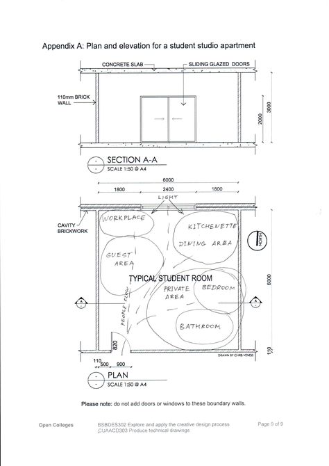 Bubble Diagram - Student Studio Apartment Studio Student Apartment, Studio Apartment Plan, Bubble Diagram, Mini Apartments, One Room Apartment, Student Apartment, Student Room, Concept Diagram, Apartment Plans