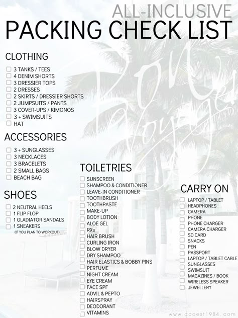 what to pack for an all inclusive vacation // fashion blogger packing list Mexico Packing List, Honeymoon Packing List, Star Stable Online, Honeymoon Packing, Beach Vacation Packing, Beach Vacation Packing List, Travel Packing Checklist, Cancun Vacation, All Inclusive Trips