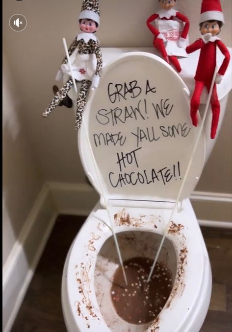 Elf Ideas Easy, Awesome Elf On The Shelf Ideas, Elf Fun, Christmas Surprise, Buddy The Elf, Christmas Inspo, Elf On The Shelf Ideas, Holiday Time, Shelf Ideas