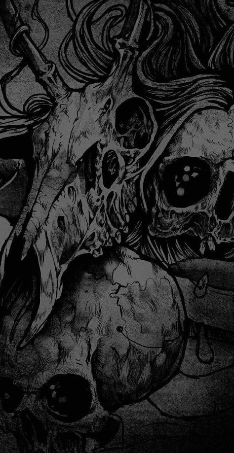 Spooky Scary Skeleton Wallpaper, Wallpapers Gothic, Wallpaper Goth, Wallpaper Gothic, Goth Aesthetic Wallpaper, Skeletons Wallpaper Aesthetic, Wallpaper Iphone Dark, Wallpaper Edgy, Black Hd Wallpaper