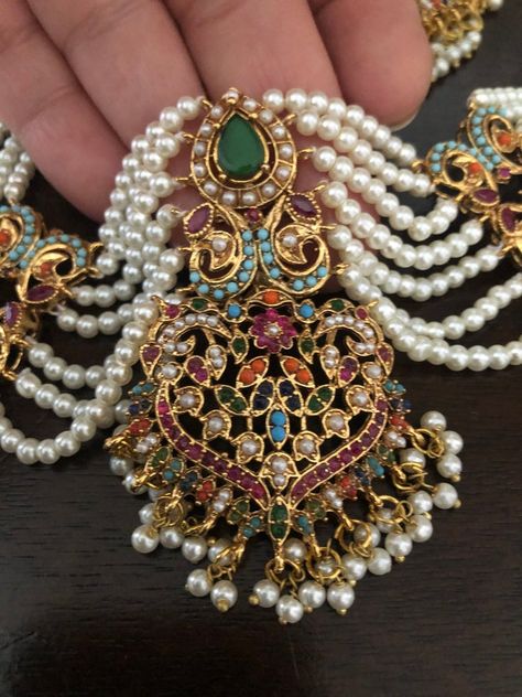 Buy Hyderabadi Jewelry, Gold Plated Jewelry, Pakistani Jewelry, Indian Jewelry, Naratan Jewelry,jadhao Set , Jarao Necklace Set, Hyderabadi Set, Online in India - Etsy Girl Asthetics, Hyderabadi Jewelry, Pakistani Bridal Jewelry, Beautiful Bridal Jewelry, Jewelry Pakistani, European Jewelry, Bridal Jewelry Vintage, Bridal Jewellery Design, Antique Jewellery Designs